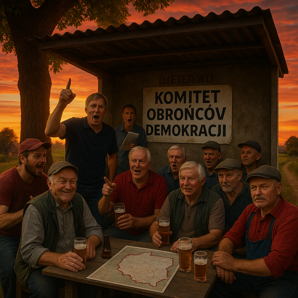 Świat się pali, a w Bielejewie ciągle koza parkuje na dachu